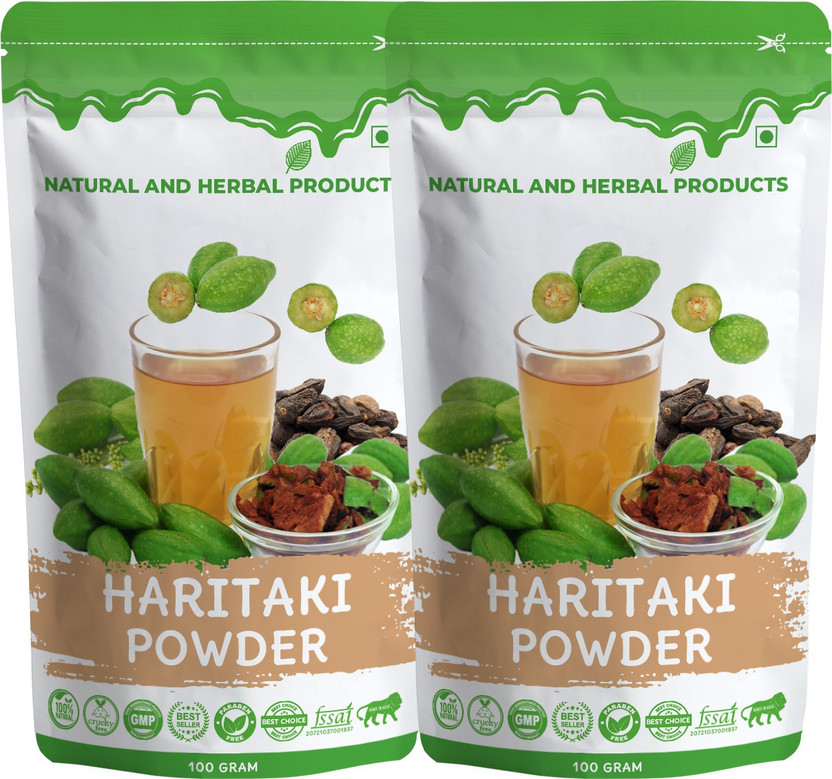 NATURAL NATURAL AND HERBAL PRODUCTS Harad Powder for Weight Loss | Eating | Drink | Face | Digestion | Diabetes(Pack of 2, 200 g) - Flipkart Deal