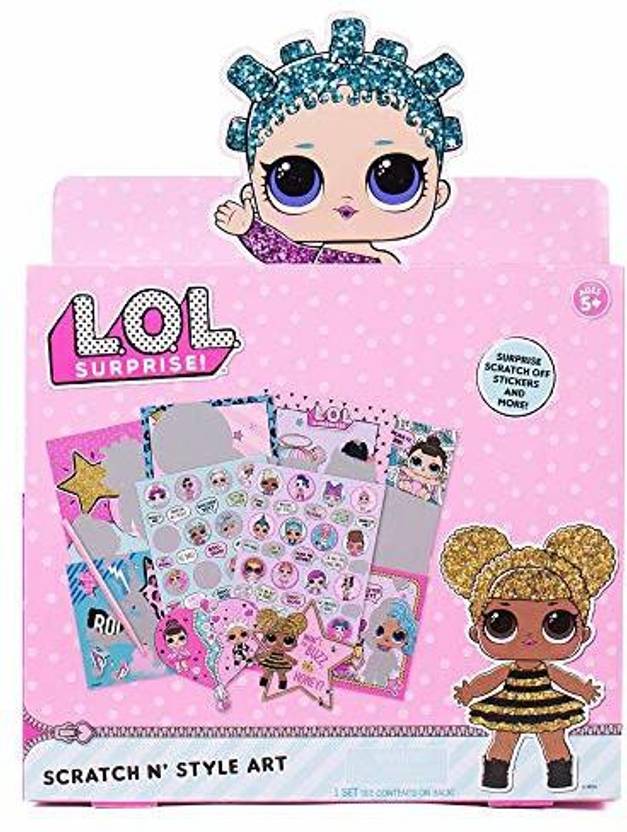 LOL Surprise Scratch Art by Horizon Group USA.,85298 5.4 inch