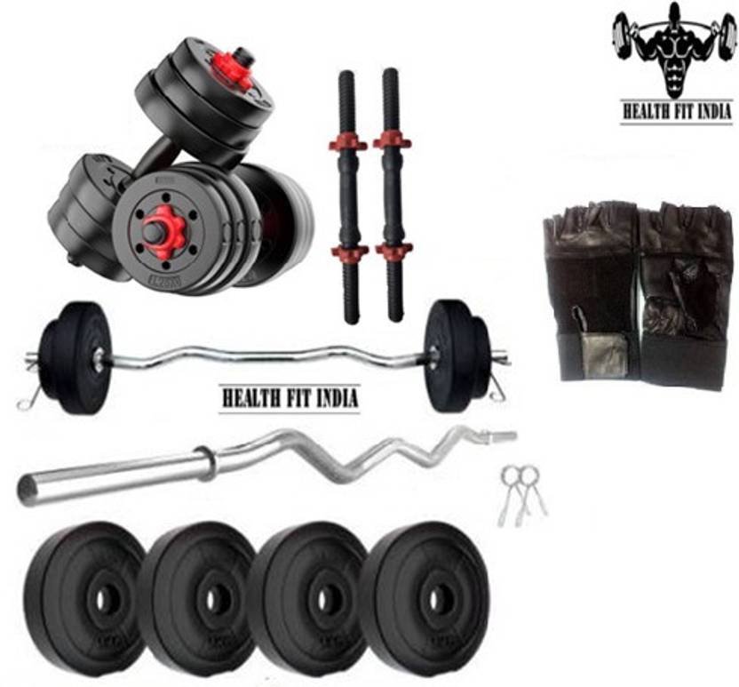 health-fit-india-approved-by-flipkart-34kg-gym-kit-3-feet-curl-rod-15-5