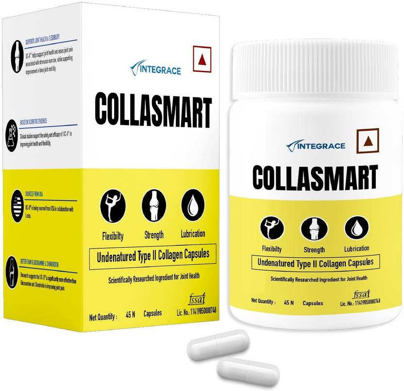 Collasmart UCII Undenatured Type II Collagen Capsules 45 Capsules