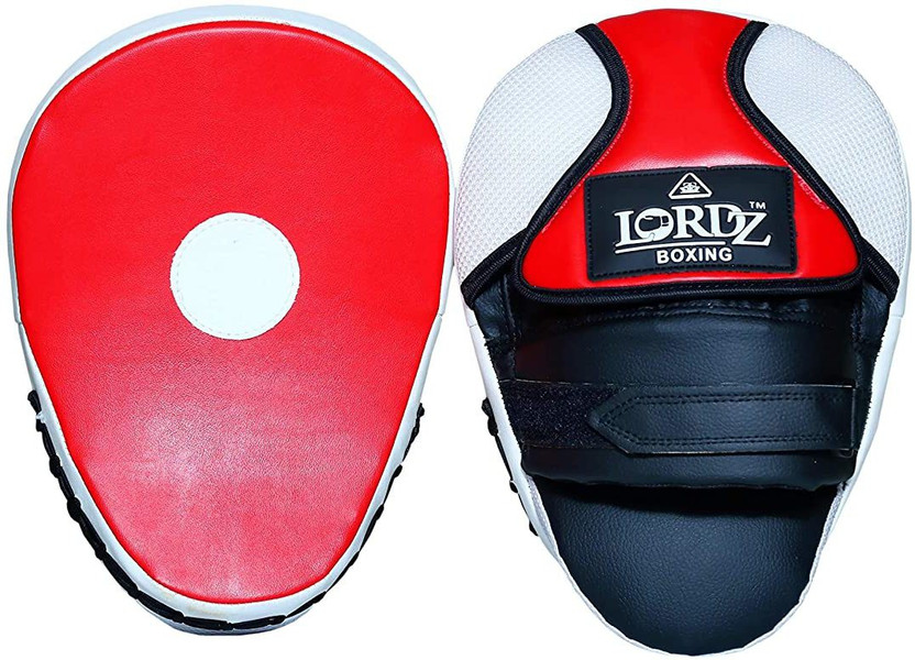 Lordz Lordz Boxing Focus/Punching Pad Synthetic Leather (1 pair) Curved Focus Pad(Multicolor) - Flipkart Deal