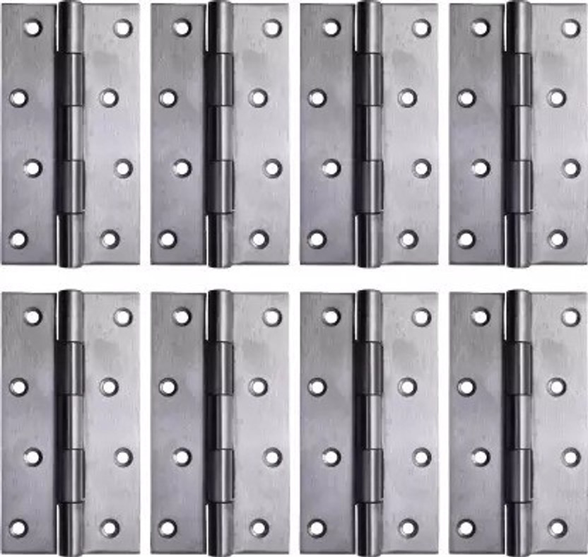 Gekia Gekia 5 Inch 5/14 Hinges Pack of 8 Pieces Butt/Mortise Hinge(Silver Pack of 8) - Flipkart Deal