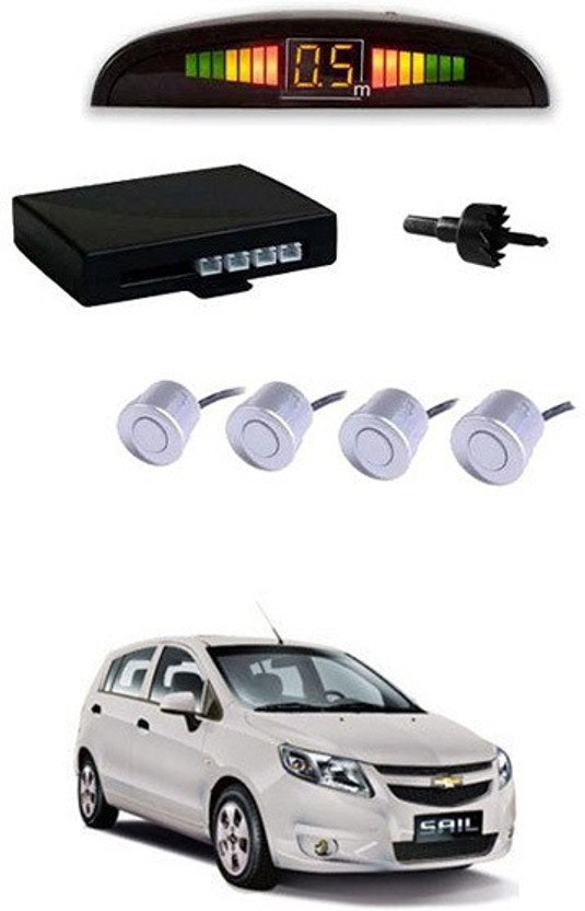 RKPSP RKPSP Increased Safety for passengers Car White Parking Sensor LED Display/4 Parking Sensors Alarm Kit For Sail Parking Sensor(Ultrasonic Systems) - Flipkart Deal