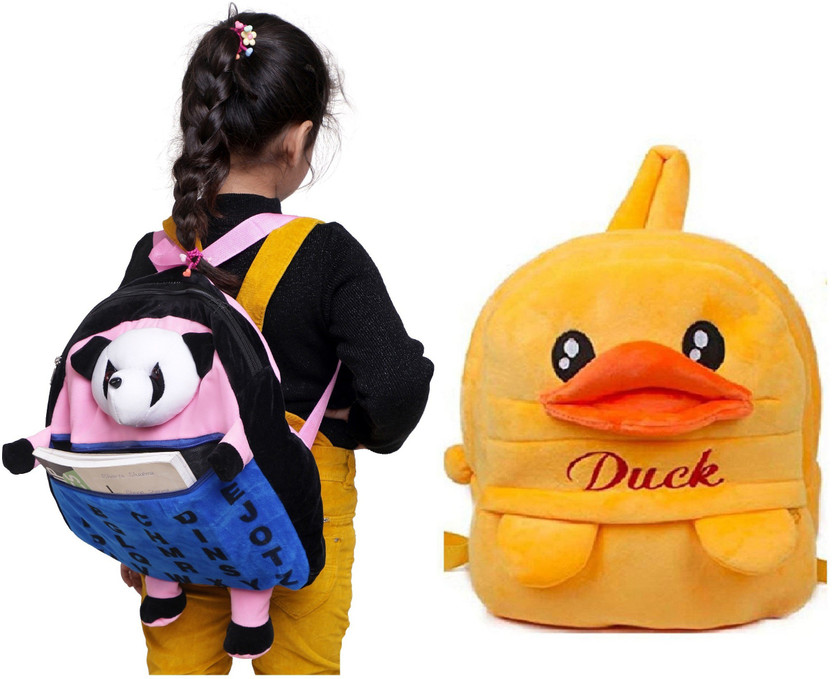 School Bag Soft Backpack Cartoon Bags