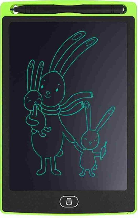 Maadi LCD Re-Writing Slate Write Learning Tablet Playing Learning & Study for Kids.(Green)