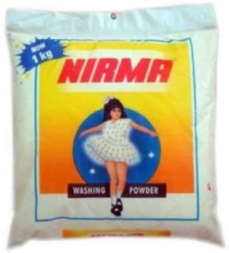 Nirma detergent 1kg with 250gm soap Detergent Powder 0.1 kg Price in