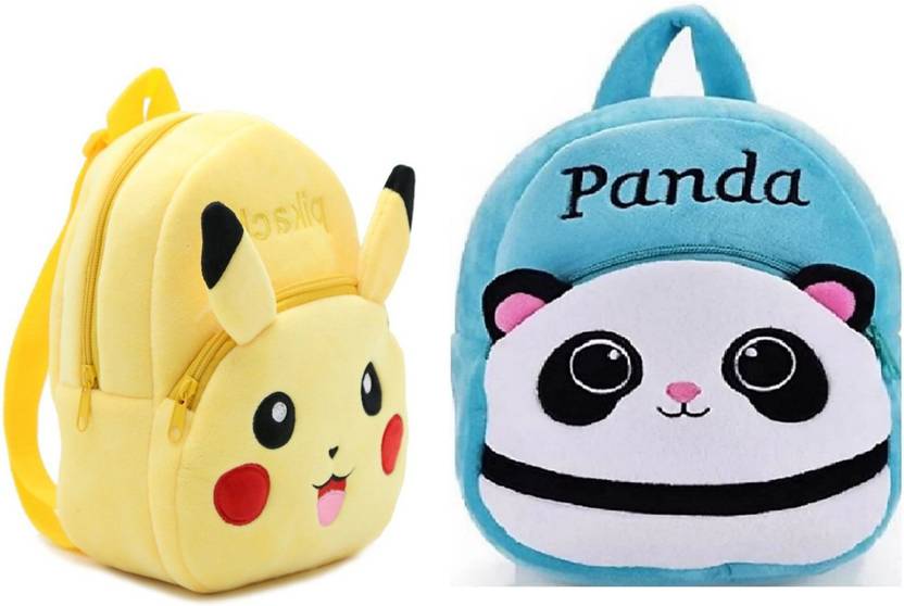 Combo Of Kids School Bag Fabric Cartoons Bag For Kids 11 L No Backpack