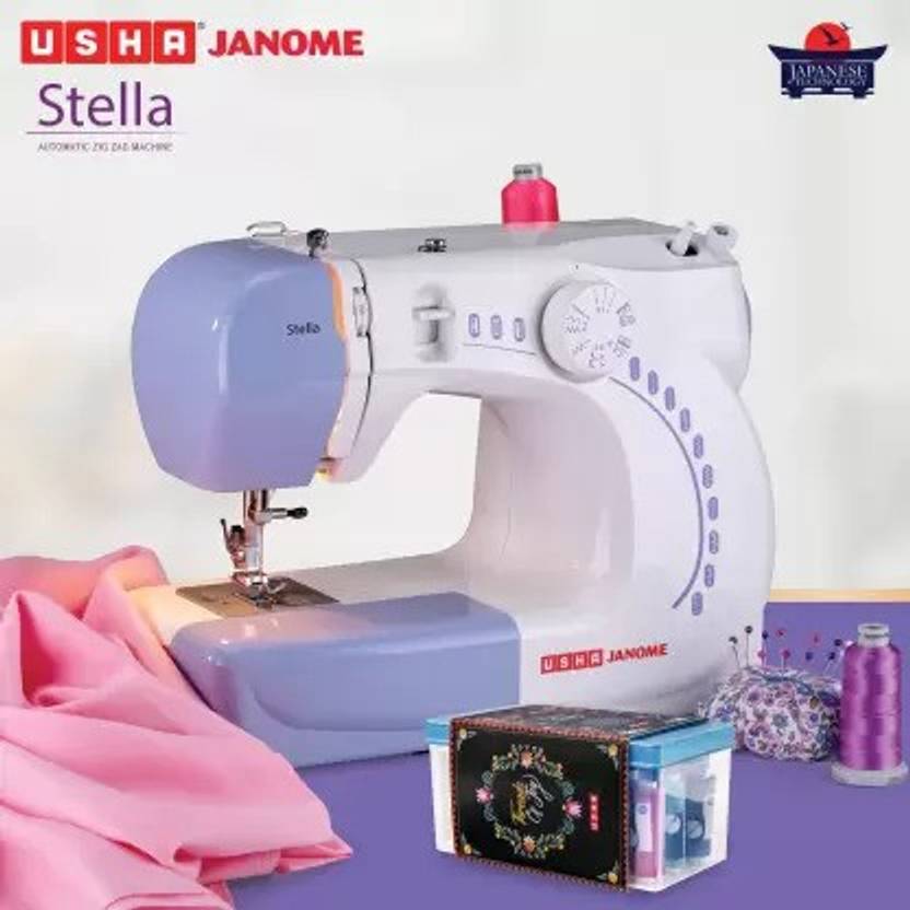 USHA Stella Automatic Zig Zag with Sewing Kit Electric Sewing Machine