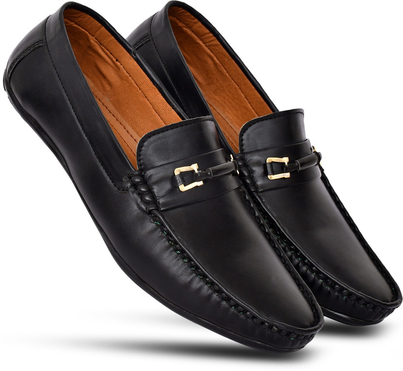 black loafer shoes flipkart