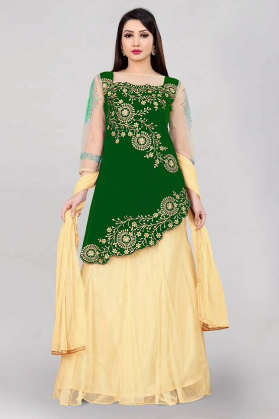 kurta ghagra design