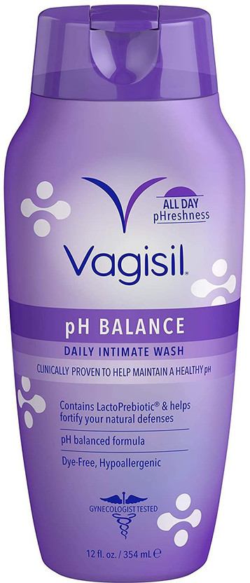 Vagisil pH Balanced Daily Intimate Feminine Wash for Women Hypoallergenic 12 fl oz Intimate Wash(354 ml, Pack of 1)