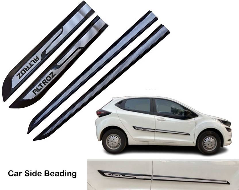Kunj Autotech Car Door Side Beading Moulding for Tata Altroz Set of 4