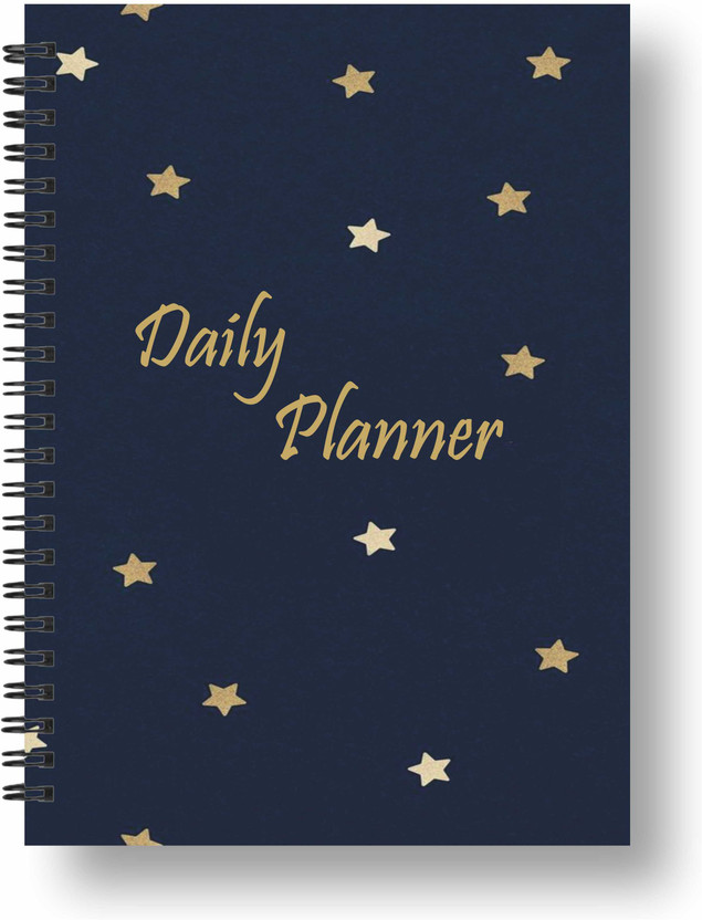 Papco diary A5 Planner Planner 144 Pages(Black, golden)