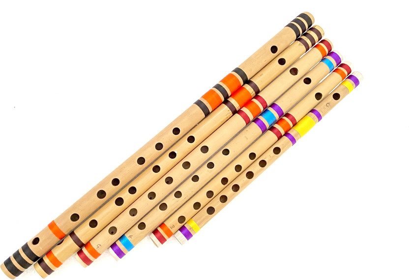 MAGA MART SIX PCS SET G SHARP C SHARP G SCALE A SCALE C SCALE B SCALE Bamboo Flute Bamboo Flute(48 cm)