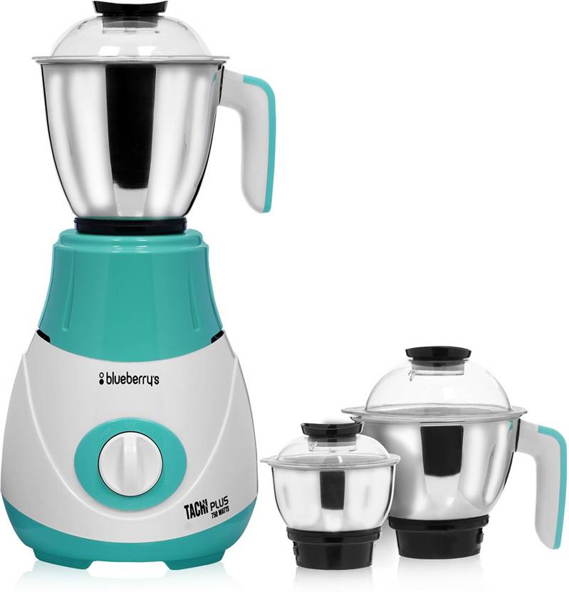 BlueBerry's 750 W Premium 3 in 1 Mixer Grinder Mixi 1800 RPM 100