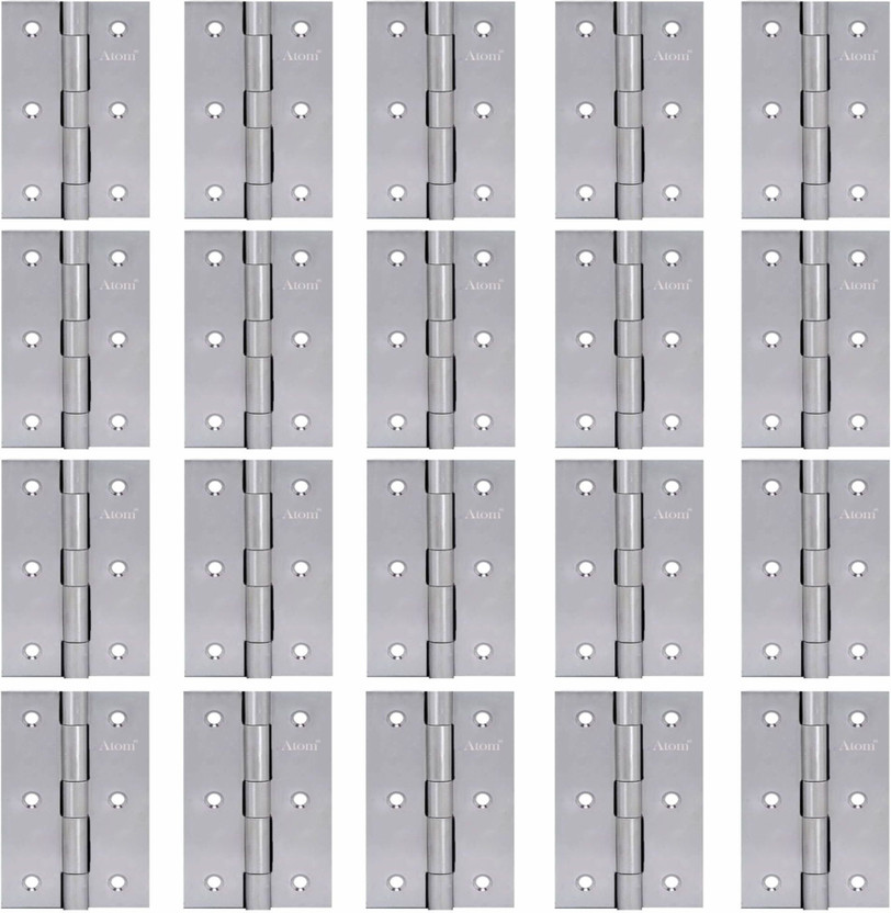 ATOM ATOM HNG-3X16-SS-120 Butt/Mortise Hinge(Silver Pack of 20) - Flipkart Deal