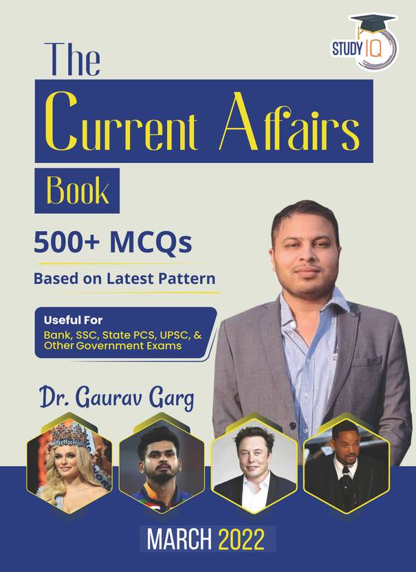 The Current Affairs Book 500+ MCQ's March 2022 By Dr. Gaurav Garg Buy