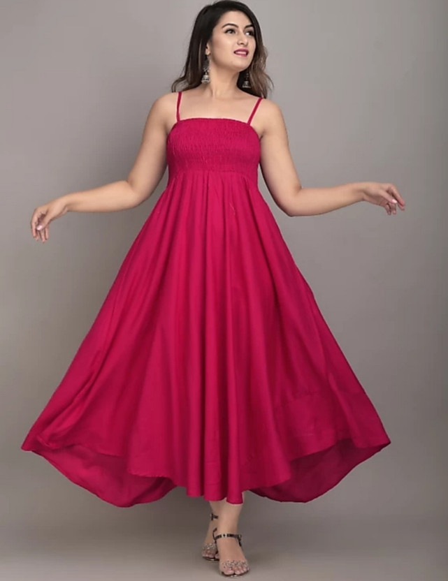 flipkart fit and flare dress