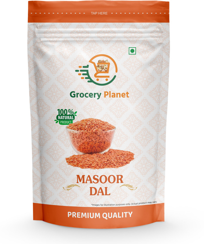 Grocery Planet Unpolished Masoor Dal (Split)(1 kg)