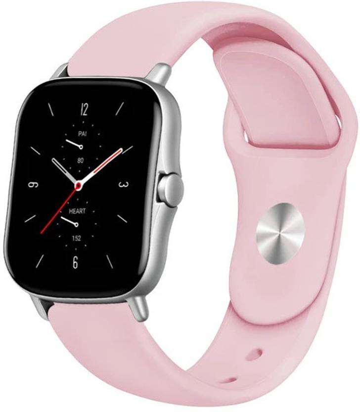 AOnes Pack of 3 Silicone Belt Watch Strap for Goqii Smart Vital Plus