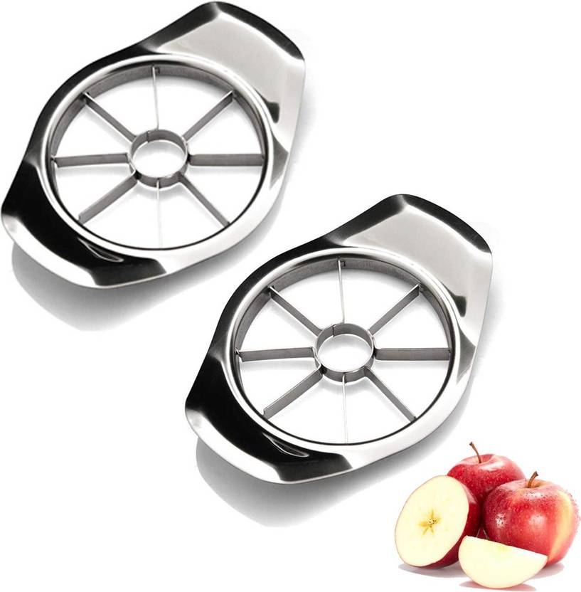 SEE INSIDE Stainless Steel Apple Cutter Slicer with 8 Blades and Handle Apple Slicer Price in