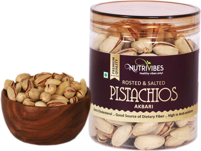 Nutrivibes Premium Roasted Pistachios (Pista) Pistachios Price in India