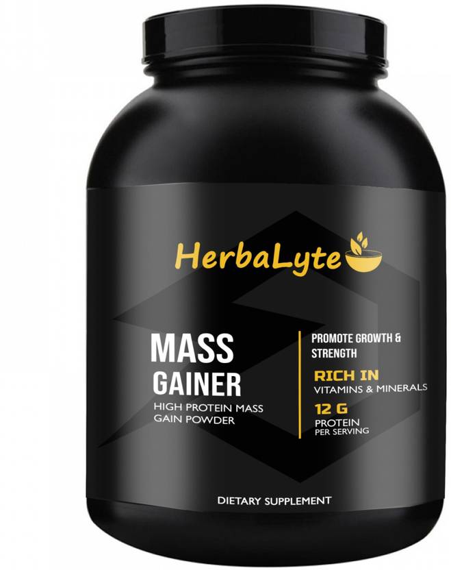 Herbalyte Nutrition Super Gainer XXL Weight Gainers/Mass Gainers (S160