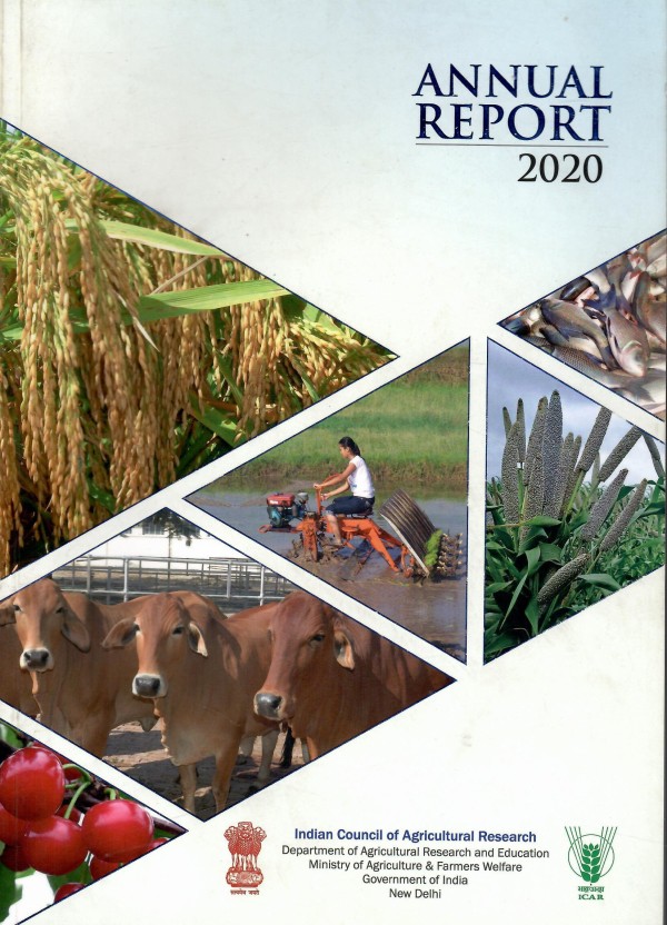 Annual Report 2020 - Indian Council Of Agricultural Research: Buy ...