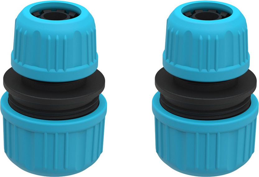 Divine Tree 1/2" to 3/4" Garden Water Hose Pipe Jointer Hose Repair Connector - Pack Of 2 Hose Connector
