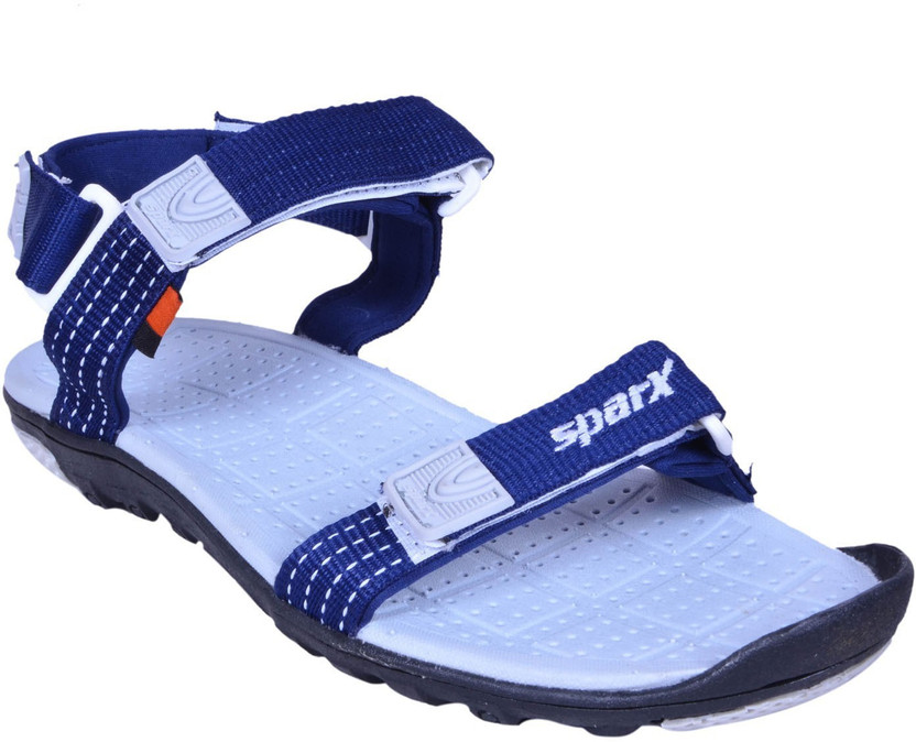 Sparx Men Blue, Grey Sandals - Buy Blue 