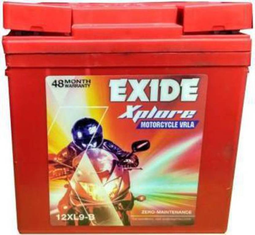 Exide 9lb 9 Ah Battery For Bike Price In India Buy Exide 9lb 9 Ah Battery For Bike Online At