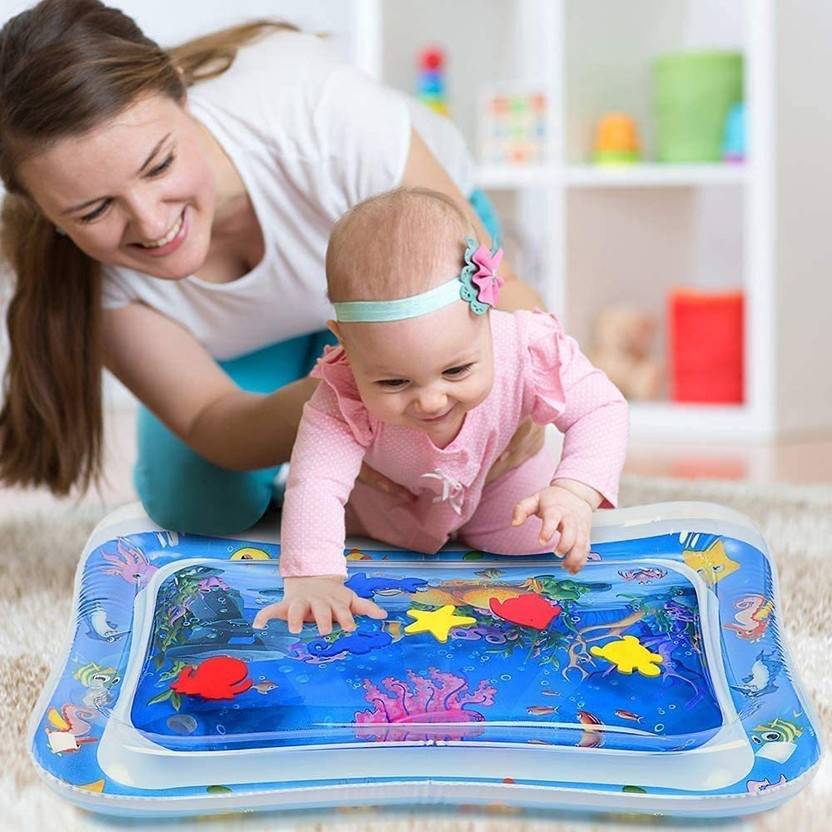 BONGERKING Baby Kids Water Play Mat Toys Baby Slapped Pad Water & Leak Proof Baby Carpet(Multicolor)