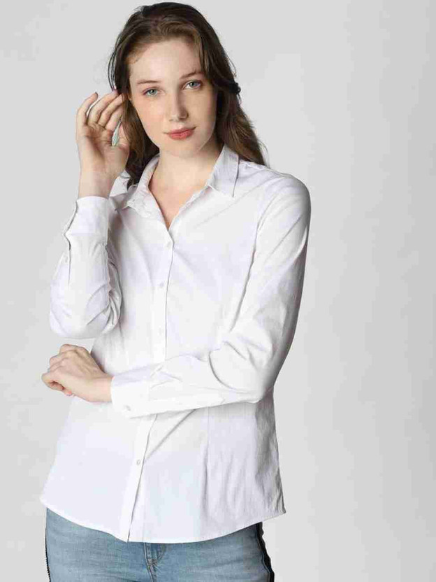 White party shirt womens Clearance