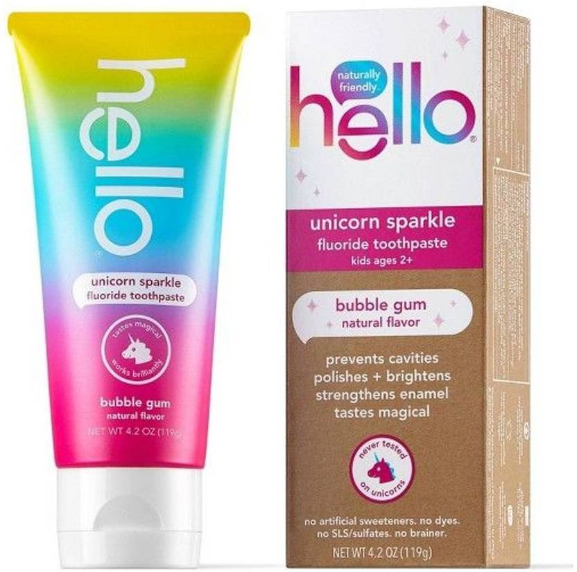 HELLO Kid's Unicorn Sparkle Fluoride Toothpaste Toothpaste Buy Baby