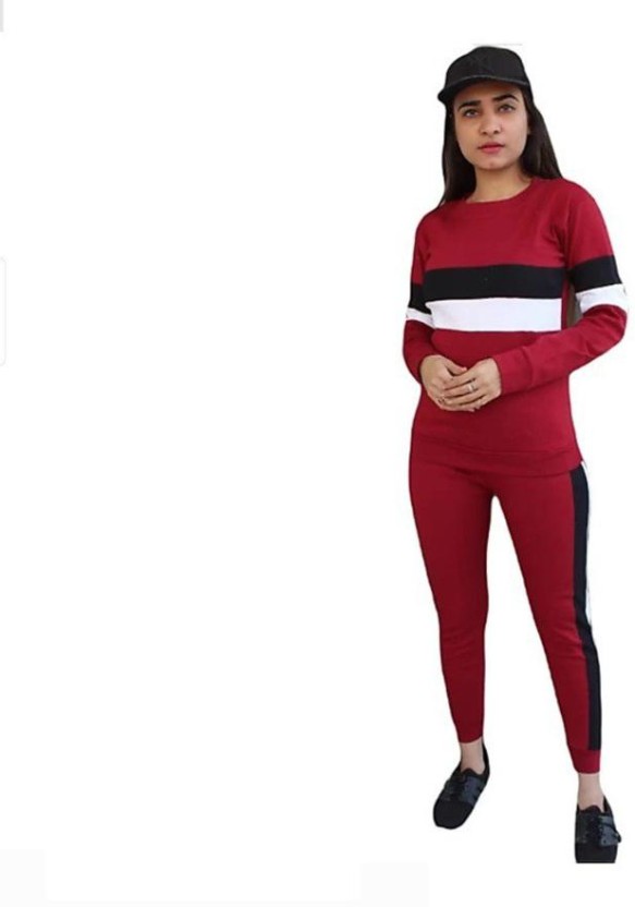 Save 59% Womens Clothing Suits Trouser suits DSquared² Color-block Sweatshirt In Cotton Blend in Red 