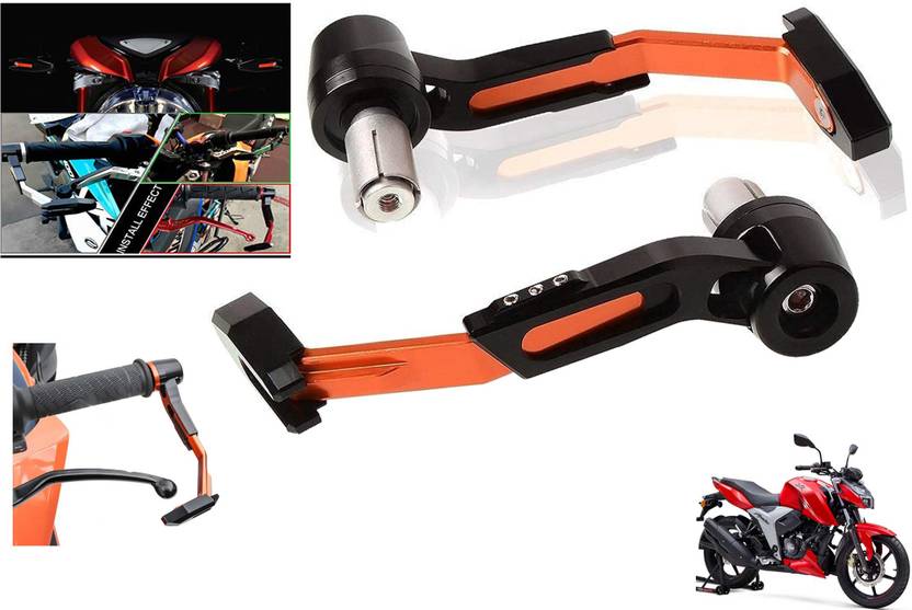 Generox Brake Clutch Lever Guard For Apache RTR 160 4V Bike Crash Guard