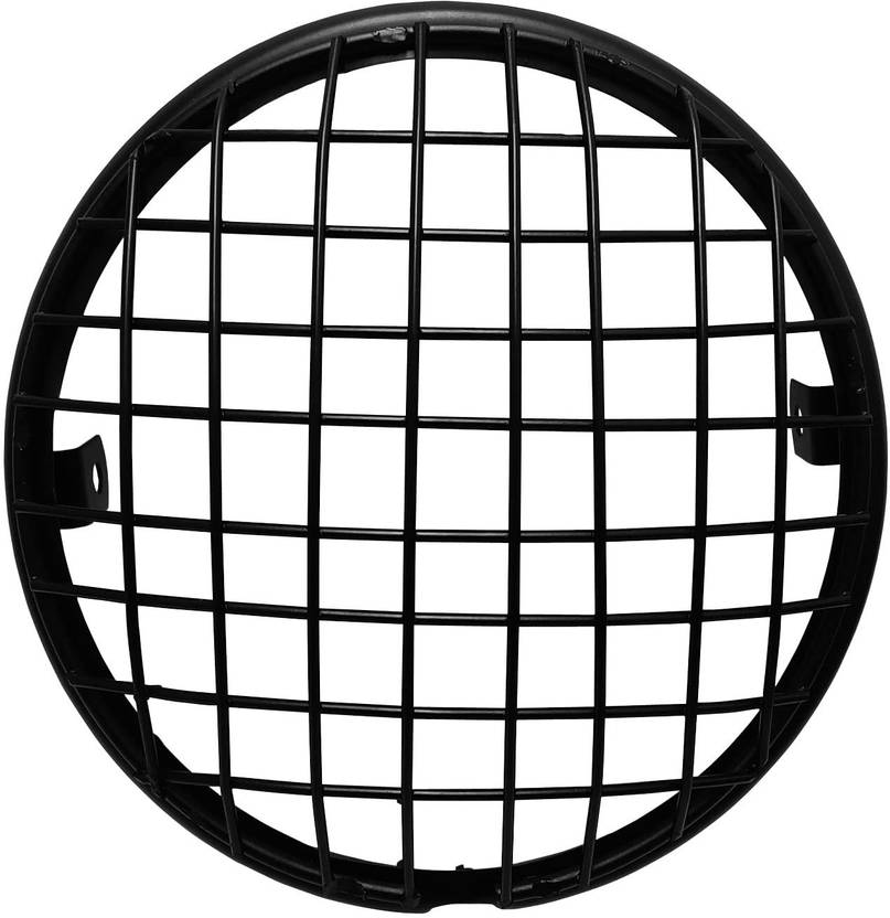 moky pro Headlight Jalli Grill Black for Royal Enfield Reborn Bike