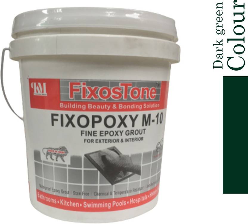 fixostone Epoxy Grout Tile Crack Filler for Floor & Wall (DARK GREEN