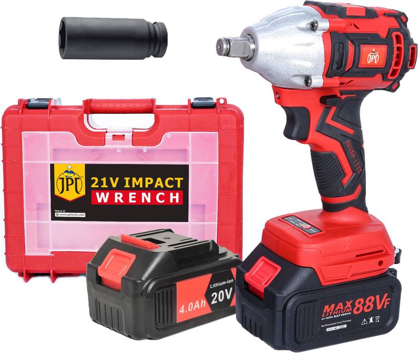 JPT HEAVY DUTY 21V CORDLESS IMPACT WRENCH WITH 2 BATTERIES FOR Cordless