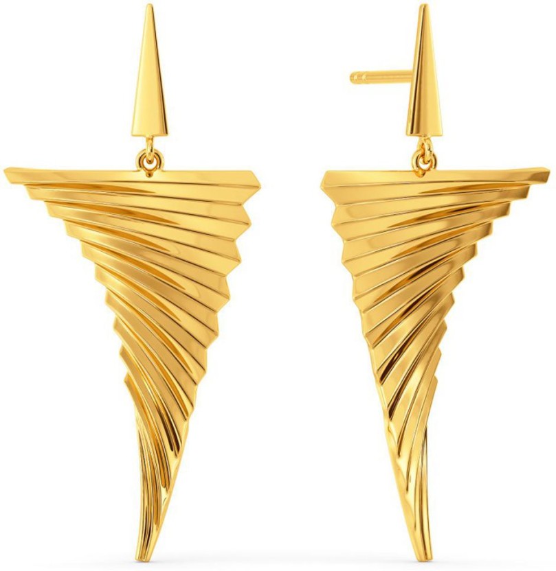 flipkart city gold earrings