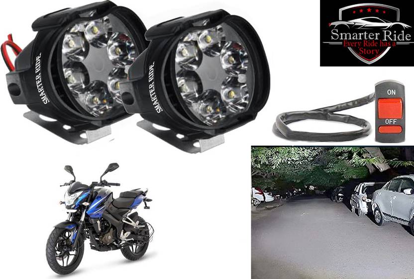 Smarter Ride Waterproof 6 LED Shilon Fog Light with on/off Switch for