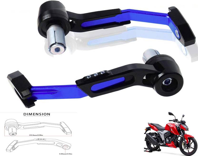 Generox CNC Adjustable Lever Protector Guard For Apache RTR 160 4V Bike
