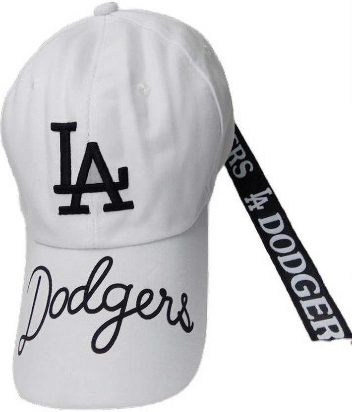 URBANKART Dodgers White Cap For Man 