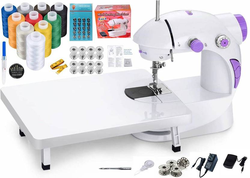 appigo Mini Portable Sewing Machine with Table Set for Home Silai