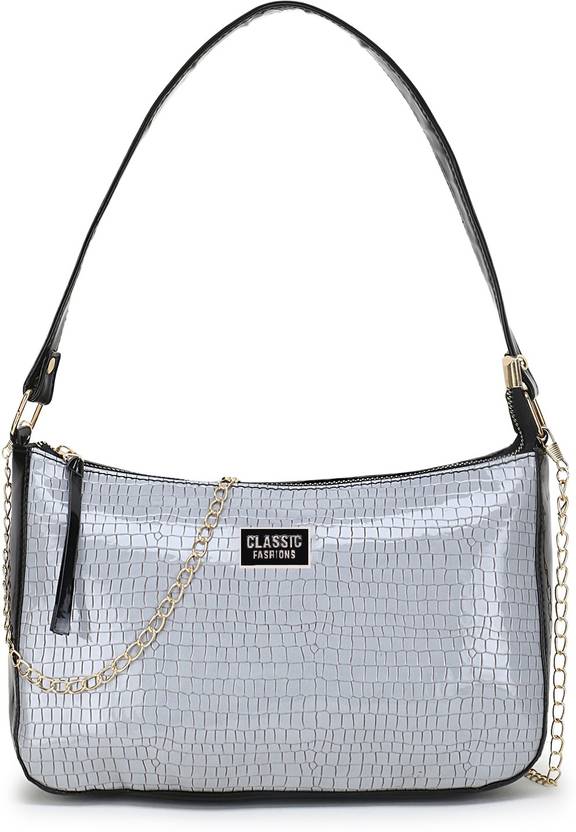 Classic Fashions Grey, Black Sling Bag Animal skin PU women girls stylish PU sling bags party wear simple & unique look GREY, BLACK - Price in India Classic Fashions Grey, Black Sling Bag Animal skin PU women girls stylish PU sling bags party wear simple & unique look GREY, BLACK - Price in India