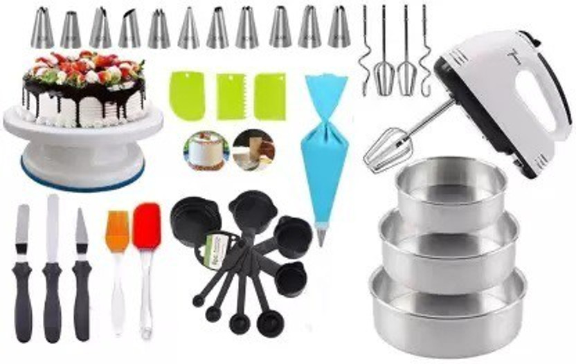Vrukie cake decorating items combo new Kitchen Tool Set(Baking Tools)