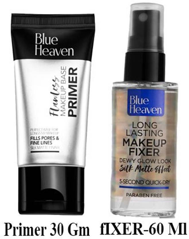 BLUE HEAVEN Primer30 Gm With Makeup Fixer60 Ml(PACK OF 2) Primer 90