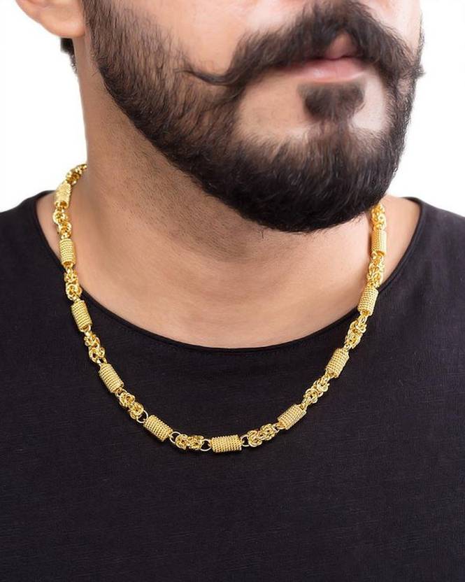 Labhubamon New Style New Year Gold Chain For Man And Boy Gold Plated Plated Alloy Chain Price In India Buy Labhubamon New Style New Year Gold Chain For Man And Boy Gold Plated
