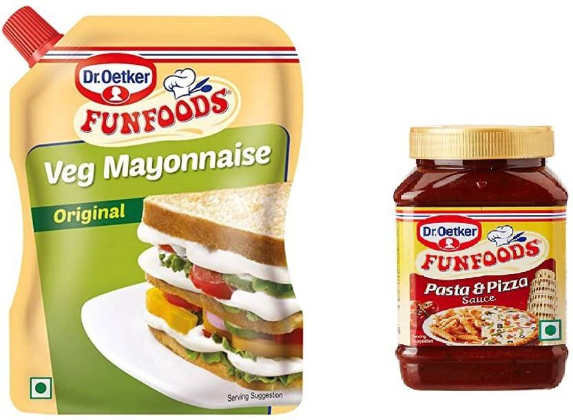 FUNFOODS by Dr. Oetker VEG.MAYONNAISE ORIGINAL + PASTA PIZZA SAUCE 875