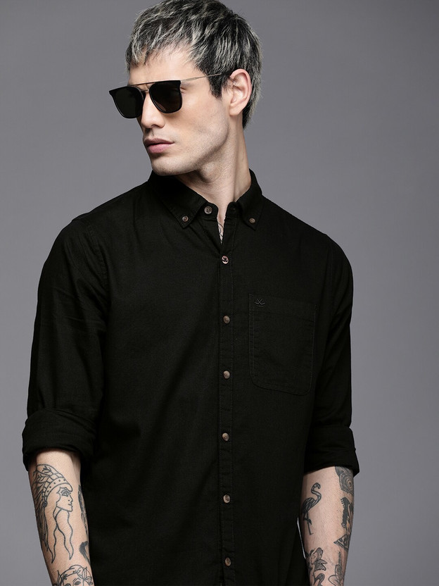 Wrogn black shirt Clearance